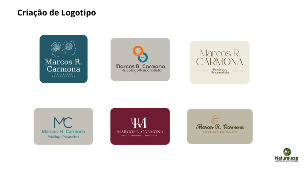 Criação de identidade visual para profissional da área da saúde. Logotipo desenvolvido para transmitir confiança, acolhimento e profissionalismo.