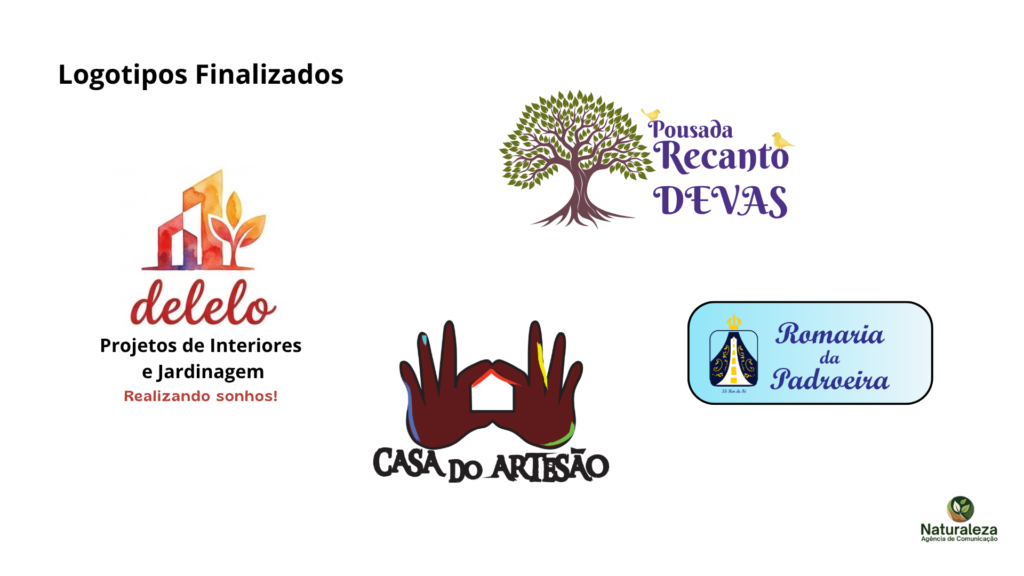 Decoração, turismo, artesanato: cada marca desenvolvida com identidade única e propósito